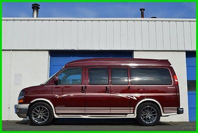 Chevrolet : Express Conversion Explorer Limited SE High Top Leather + Repairable Rebuildable Salvage Runs Great Project Builder Fixer Easy Fix Save