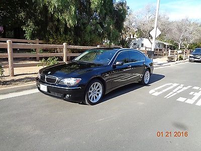 BMW : 7-Series Highly Optioned 2006 bmw 750 li black saphire black certified pre owned w existing warranty