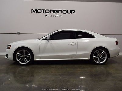 Audi : S5 4.2 quattro Prestige 2012 audi s 5 4.2 quattro prestige white 1 owner dealer serviced 495 month fl