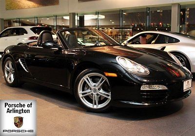 Porsche : Boxster Cabriolet 2011 convertible used gas flat 6 cyl 2.9 l 177 6 speed manual rwd leather black