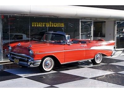 Chevrolet : Bel Air/150/210 1957 chevrolet bel air convertible 283 v 8 automatic well optioned ca car