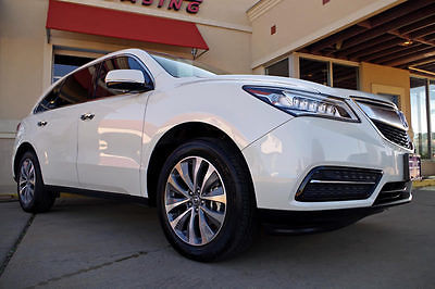 Acura : MDX Tech 2016 acura mdx tech leather moonroof third row 19 alloy wheels more