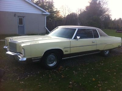 Chrysler : New Yorker BROUGHAM 1977 chrysler new yorker brougham coupe