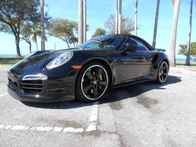 Porsche : 911 TURBO S4 CAB 911 turbo s 4 cabriolet w only 3 k miles 205 msrp mint condtion cln carfax fl car