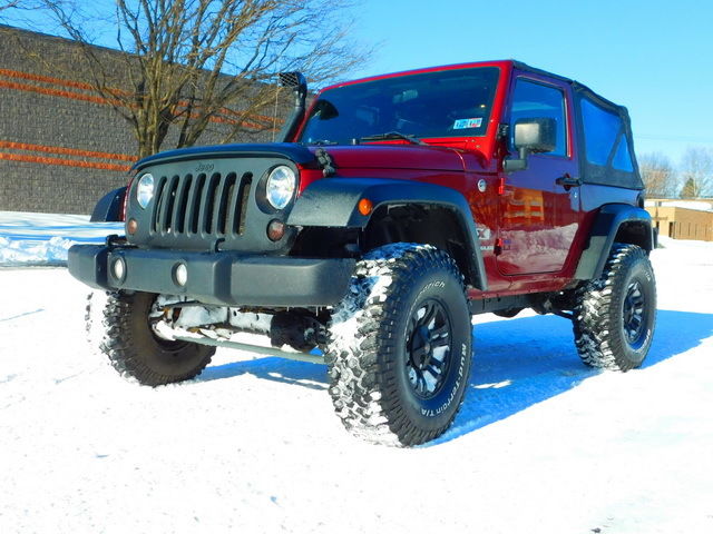 Jeep : Wrangler 4WD LIFTED ! 6 SPEED MANUAL!  4x4 ! ALMOST  NEW TIRES! WARRANTY ! LEATHER SEATS ! 08