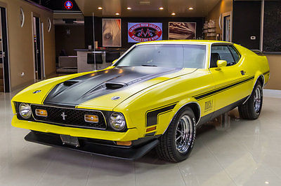 Ford : Mustang Mach 1 Fully Restored Mach 1! Ford 351ci Cleveland V8, Ram Air, Auto, PS, PB & More!