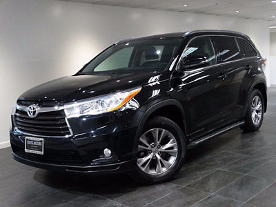 Toyota: Highlander AWD 4dr V6 XLE 2014 toyota highlander xle awd nav rear camera 3 rd row moonroof warranty 1 owner