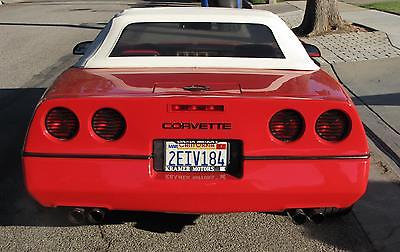 Chevrolet: Corvette Rag top /convertible 1987 chevrolet corvette base convertible 2 door 5.7 l orignal owner garage queen
