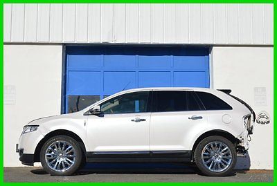 Lincoln: MKX AWD 4WD 102A Pkg Navigation Vista Roof Loaded Save Repairable Rebuildable Salvage Lot Dives Great Project Builder Fixer Rear Hit