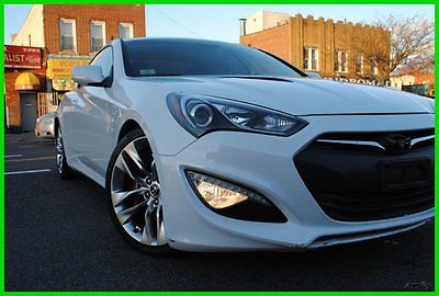 Hyundai: Genesis 2.0T R-Spec Coupe 6 Speed Turbo RWD Repairable Rebuildable Salvage Wrecked Runs Drives EZ Project Needs Fix Low Mile
