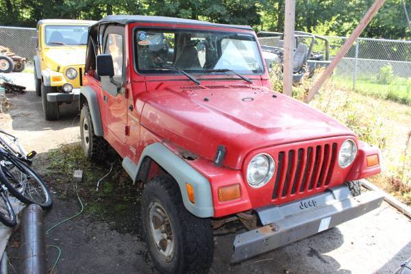 2000 JEEP WRANGLER PARTING OUT 4.0 5 SPEED