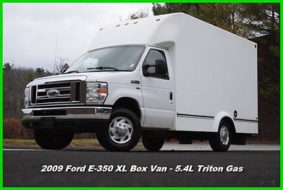 Ford: E-Series Van Base Cutaway Van 2-Door 09 ford e 350 xl enclosed box van unicell truck 5.4 l triton gas e 350 used cloth