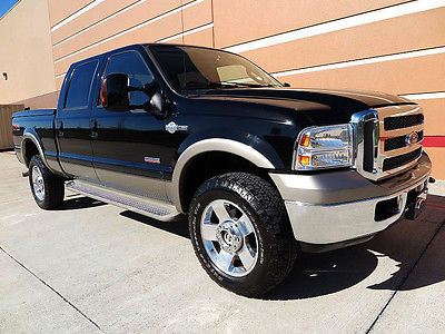 Ford: F-350 KingRanch CrewCab ShortBed 4X4 6.0L DIESEL Roof 2006 ford f 350 kingranch crewcab shorbed 4 x 4 6.0 l diesel rust free low mileage