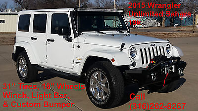 Jeep: Wrangler Unlimited Sahara Sport Utility 4-Door 2015 jeep wrangler unlimited sahara sport utility 4 door 3.6 l