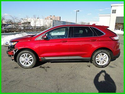 Ford: Edge SEL 2015 ford edge sel turbo awd suv repairable rebuilder easy fix only 241 miles