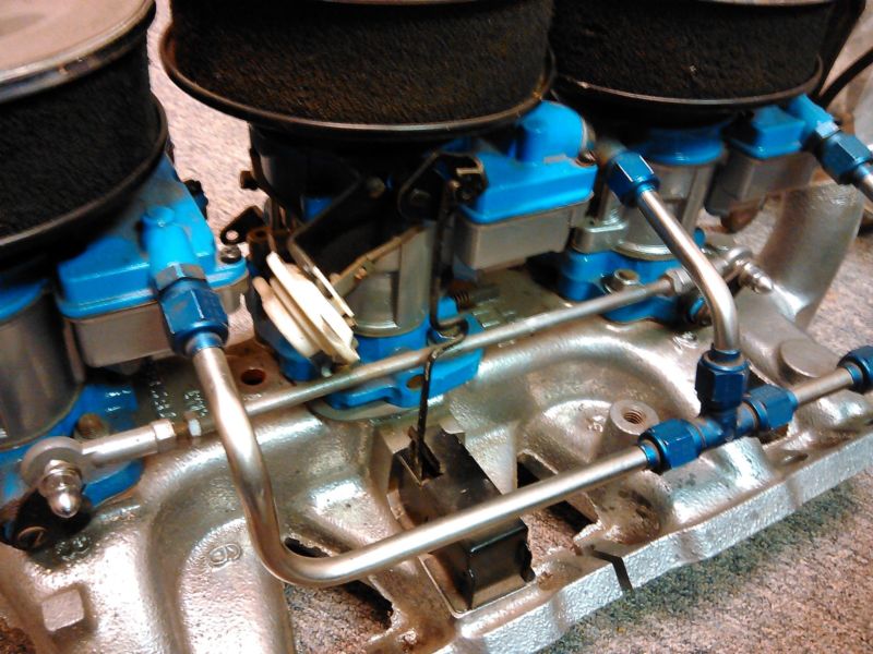 Pontiac Tri Power Intake Manifold Carburetors 326 389 410, 1