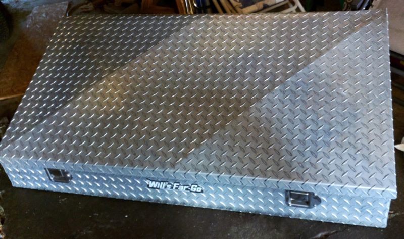 Wedge Style Truck Diamond Plate Tool Box, 2