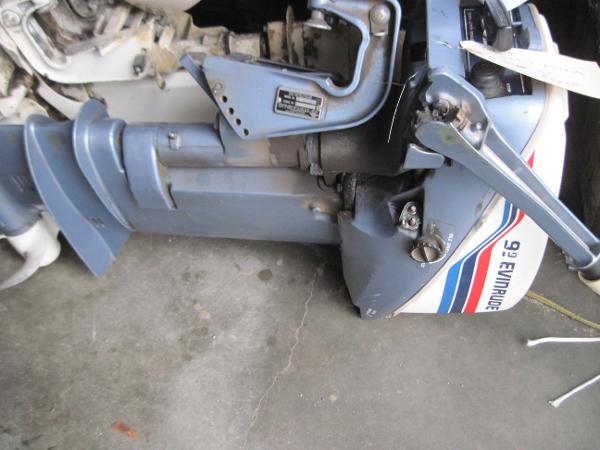 1977 Evinrude 9.9 Short Engine and Engine Accessories