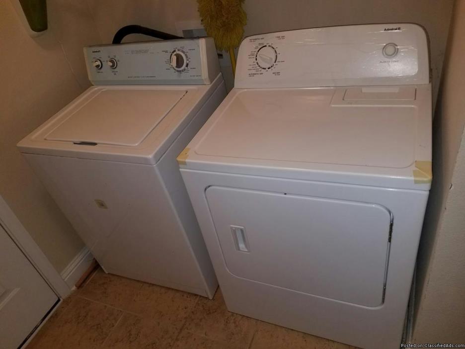 Washer Dryer Set - Admiral