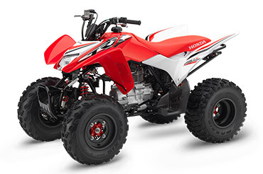 2017 Honda Trx250x Red