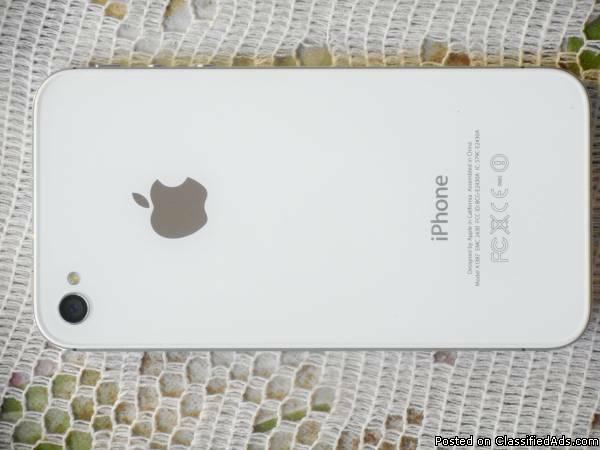 Apple iPhone 4 8GB White Verizon Phone Like New ios 7.0.4, 1
