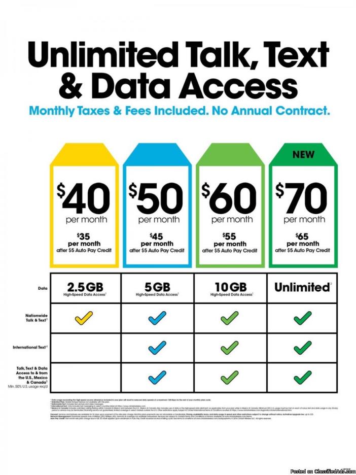 Drop that over priced network and switch to Cricket Wireless, 2