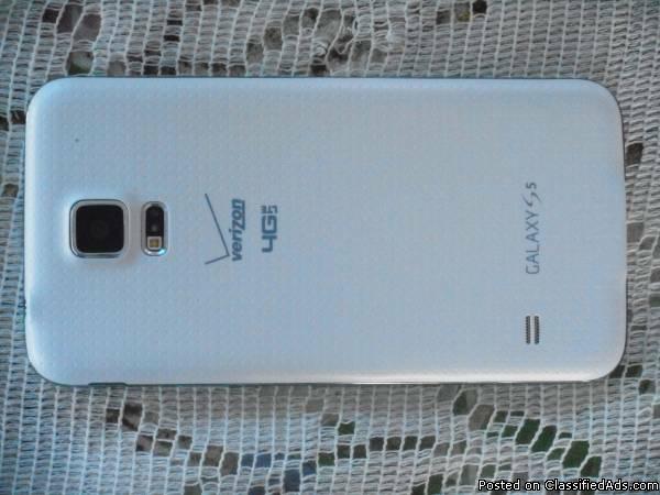 Samsung Galaxy S5 G900V New Without Box Verizon White Clear ESN, 1