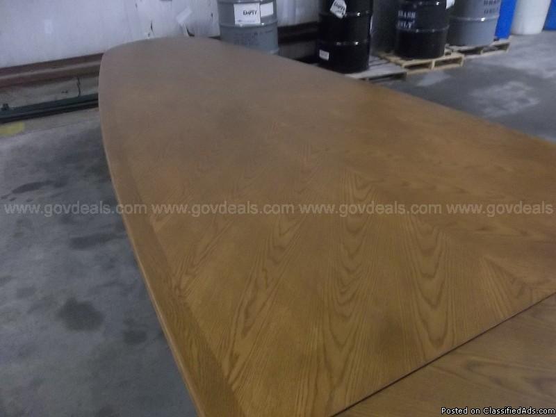 Oak Conference Table, 3