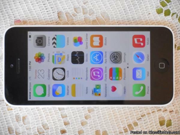 New Without Box Apple iPhone 5c 16GB White Verizon Phone