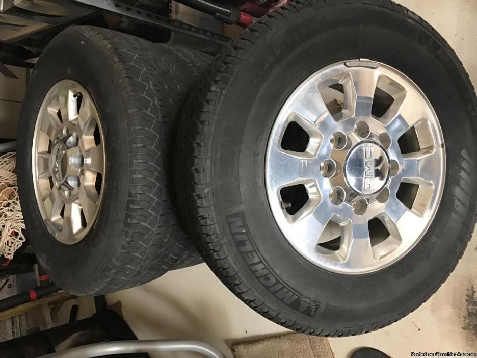 GMC RIMS AND TIRES, 1