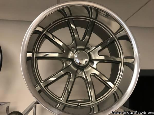 NEW 20x8 & 20x10 Staggered Ridler Wheels Chevy C10 5x5 With tires, 2