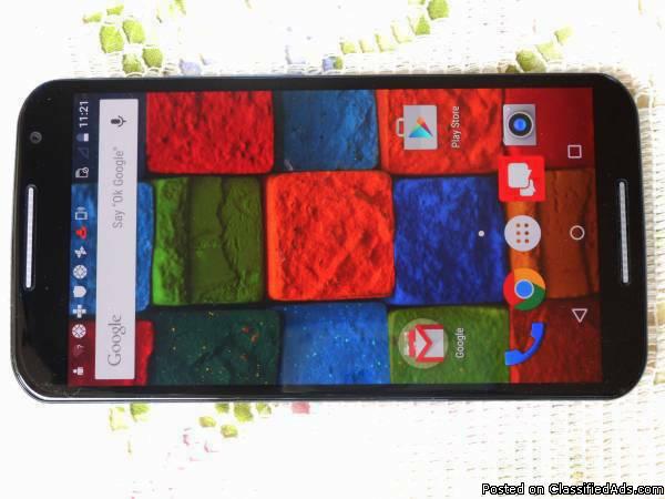 Moto X 2nd Gen Motorola Verizon Phone New With Out Box Black Clear ESN