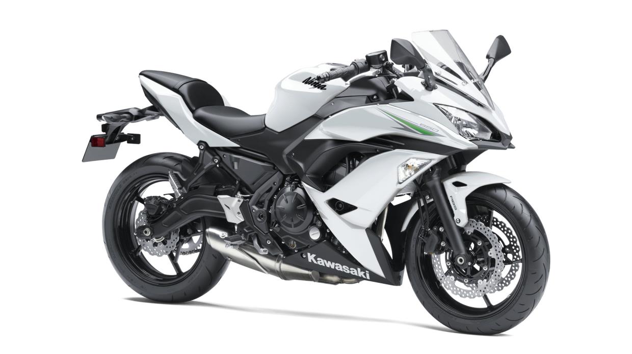 2017 Kawasaki Ninja 650 White Abs