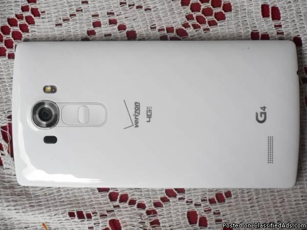 New Without Box LG G4 VS986 White Verizon Wireless Clear ESN, 1