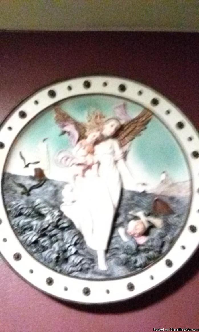 heavy resin angel plates
