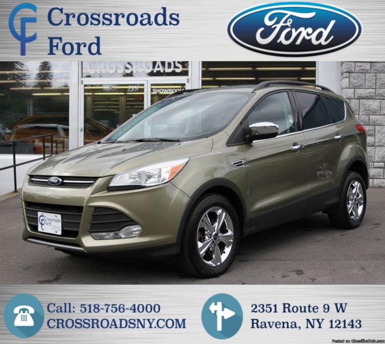 2014 Green Ford Escape SUV I4 AWD Turbocharger in Ravena! ONLY 48,333 miles!...