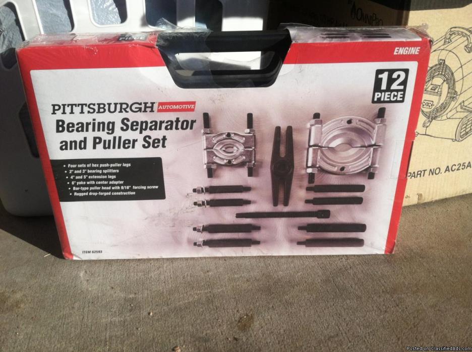 Pittsburgh bearing separator and puller set