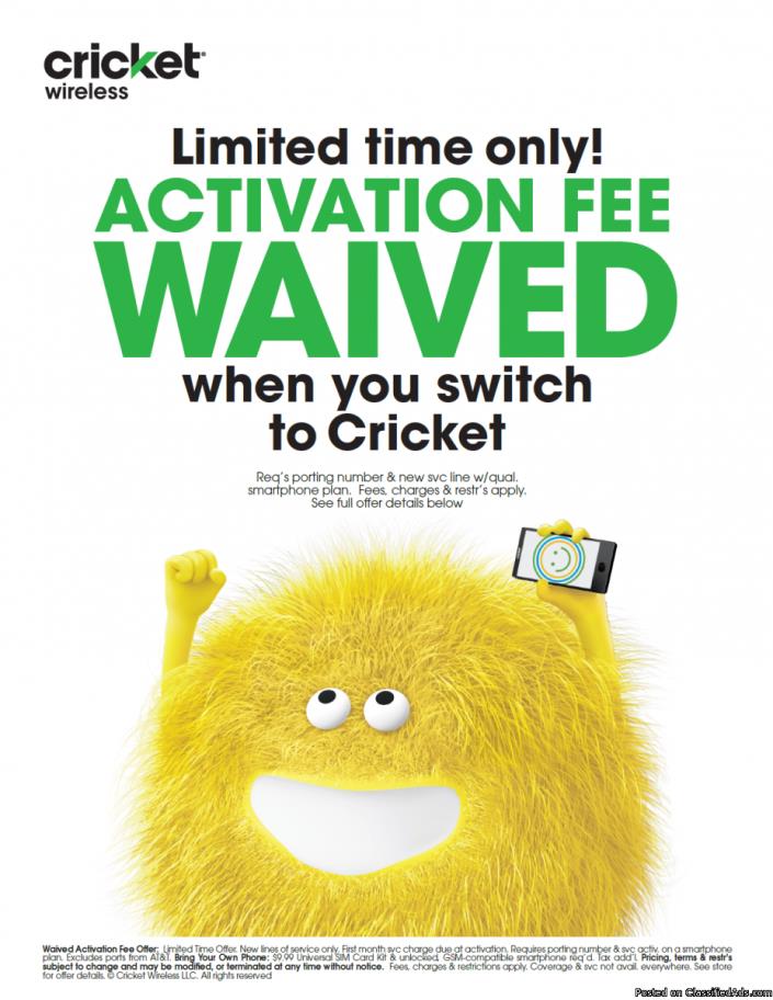 Drop that over priced network and switch to Cricket Wireless, 1