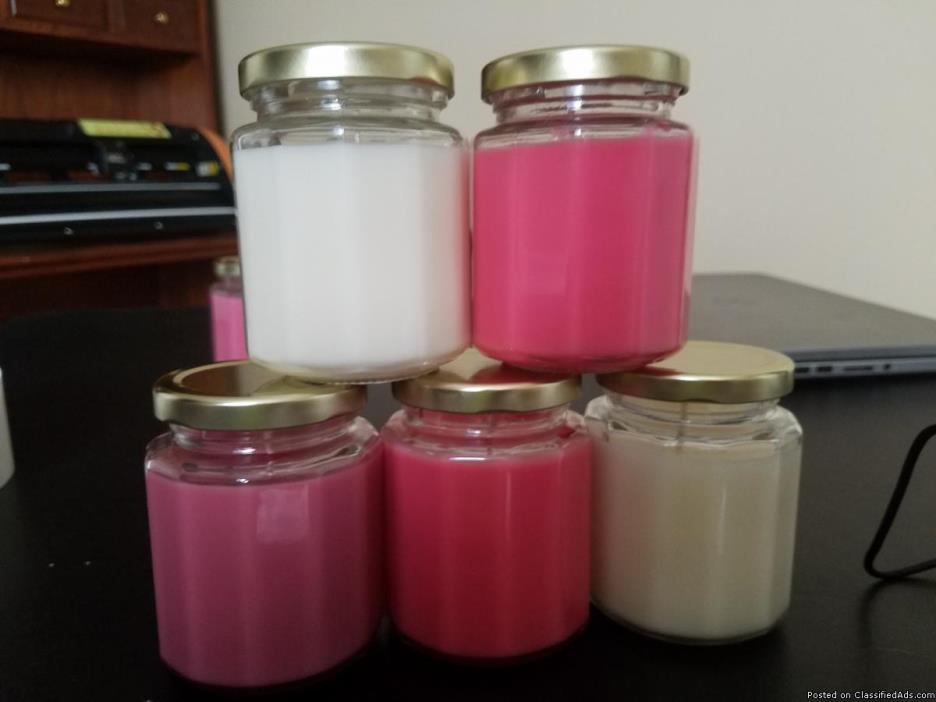 5 Soy Candles for $20.00 or $5.00 ea., 0