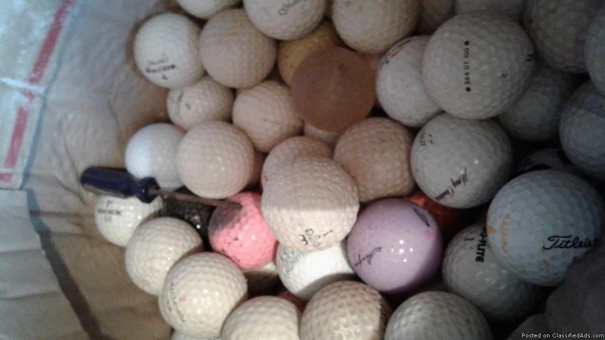 Old golf balls, 2