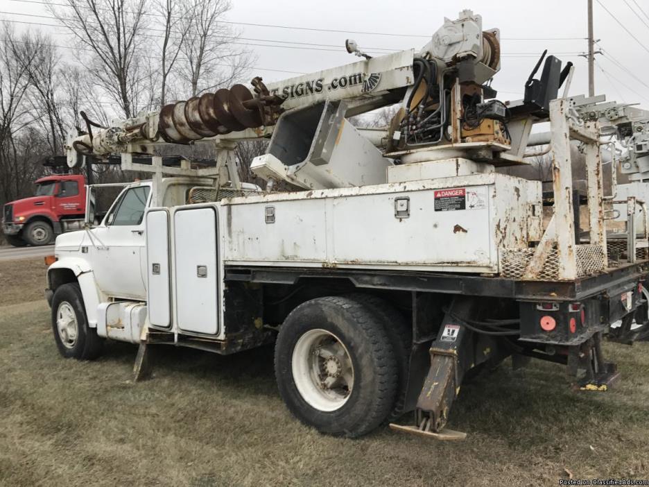 Auger/Bucket Truck, 1