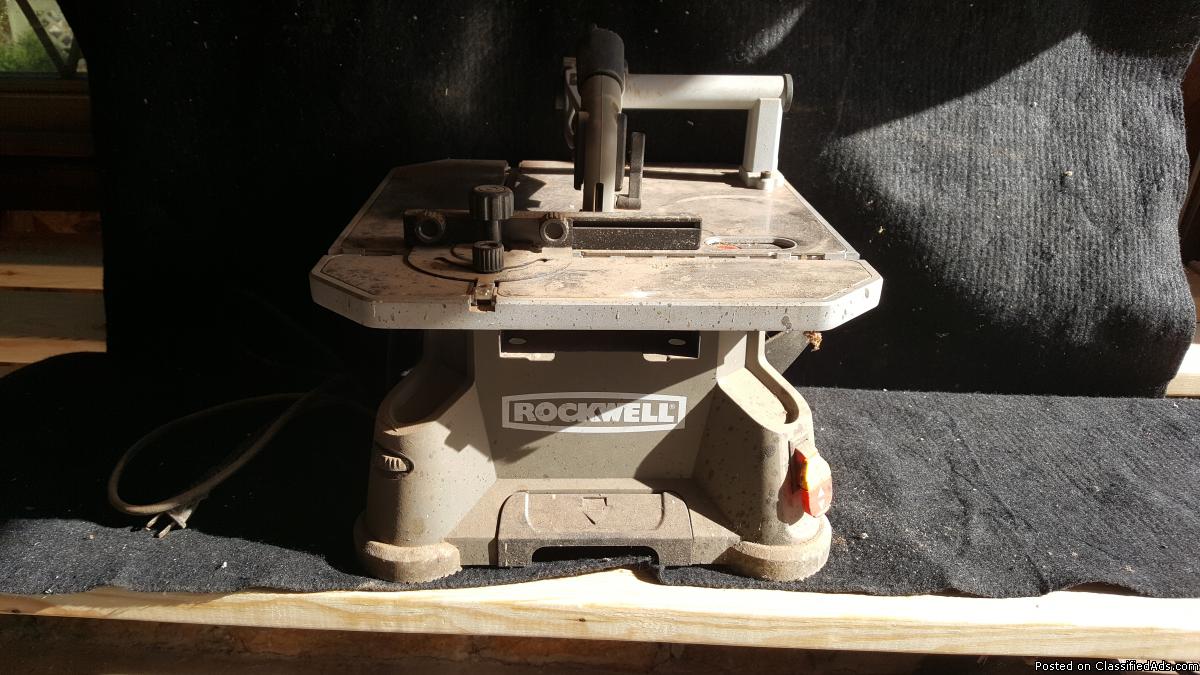 SCROLL SAW & ROUTER TABLE SAW, 1