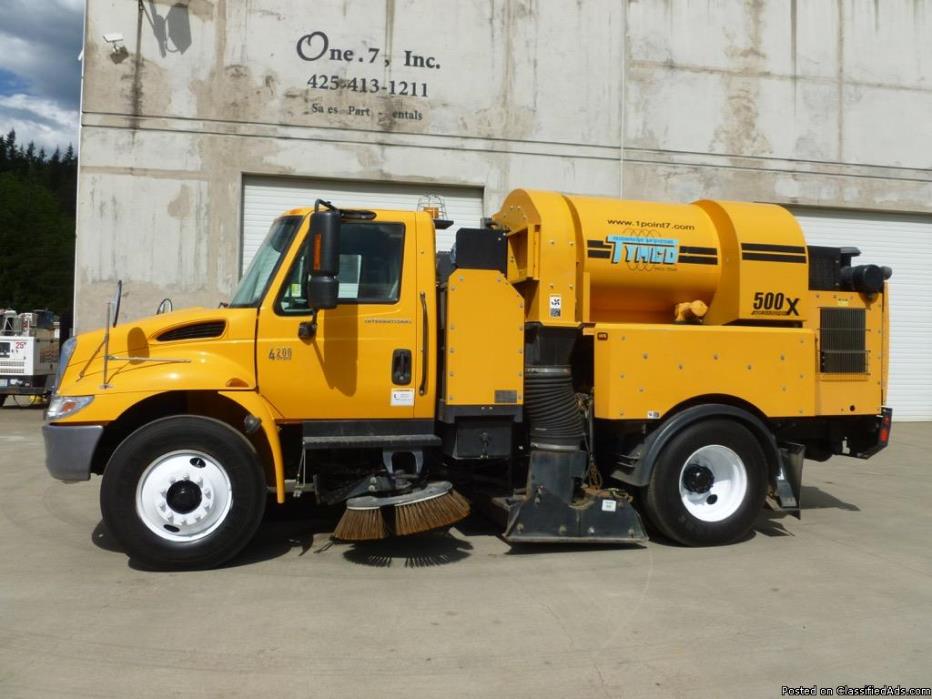 2007 Tymco 500X High Dumping Used Street Sweeper for sale