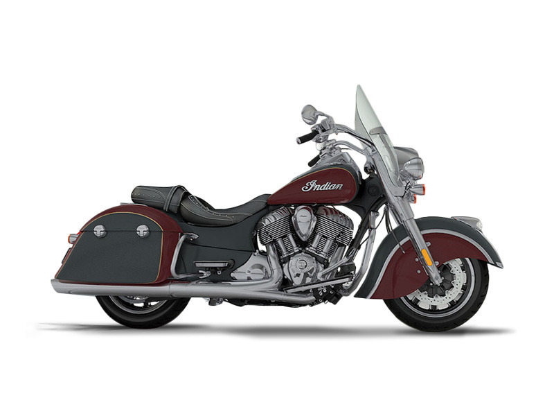 2017 Indian Springfield Steel Gray Over Burgundy Met