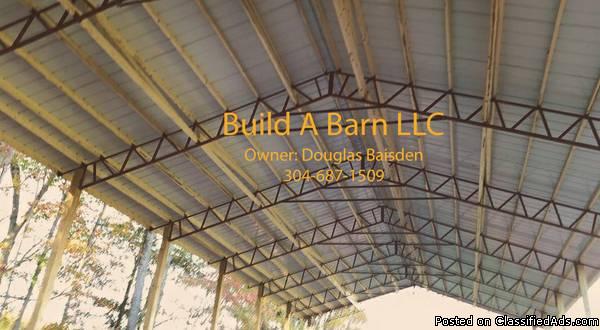 Steel truss standing roof kits/sheds/riding arenas/pole barns, 2