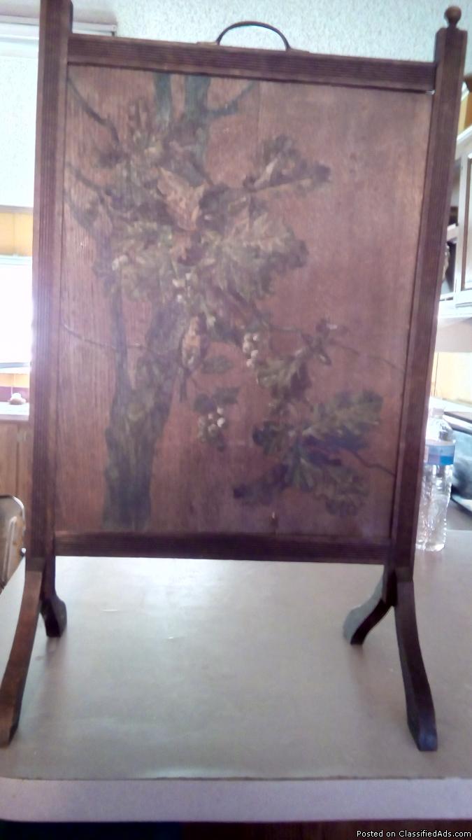Antique painting on wood