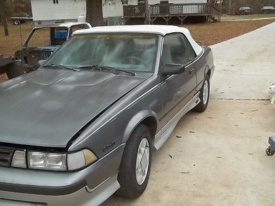 1989 Chevrolet Cavalier  1989 chevy z24 cavalier convertible