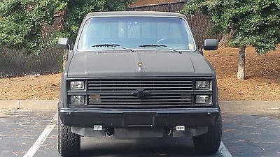 1984 Chevrolet C/K Pickup 1500 Black 1984 Chevrolet silverado k10