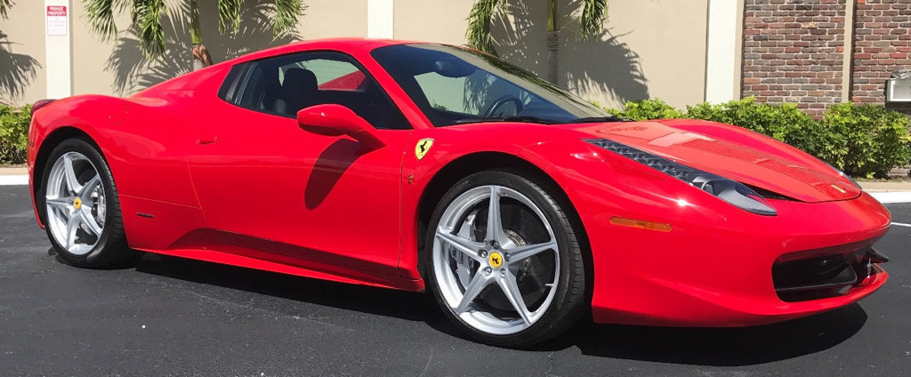 2012 Ferrari 458 2dr Convertible 2012 FERRARI 458 SPIDER ABSOLUTELY IMPECCABLE AND LOADED, VERY LOW MILES