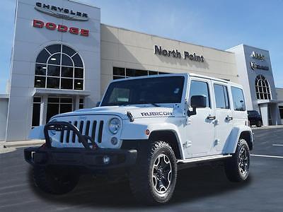 2015 Jeep Wrangler Rubicon Bright White Clearcoat Jeep Wrangler Unlimited with 32,845 Miles available now!